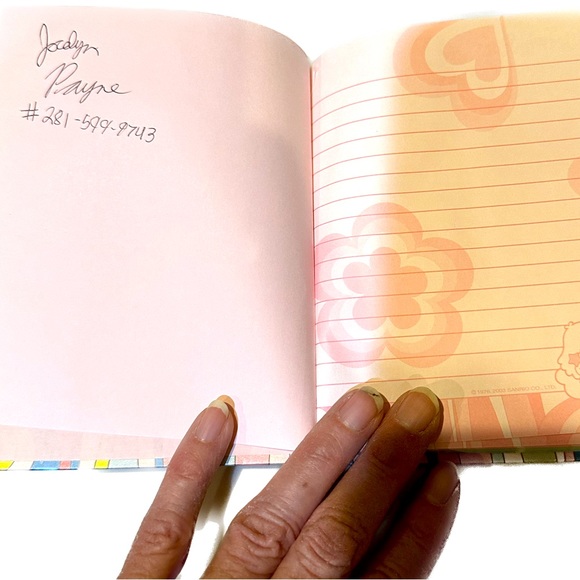 VTG 2003 SANRIO LITTLE TWIN STARS 192 PG LINED JOURNAL MEMO NOTE PAD STATIONARY - Picture 7 of 10